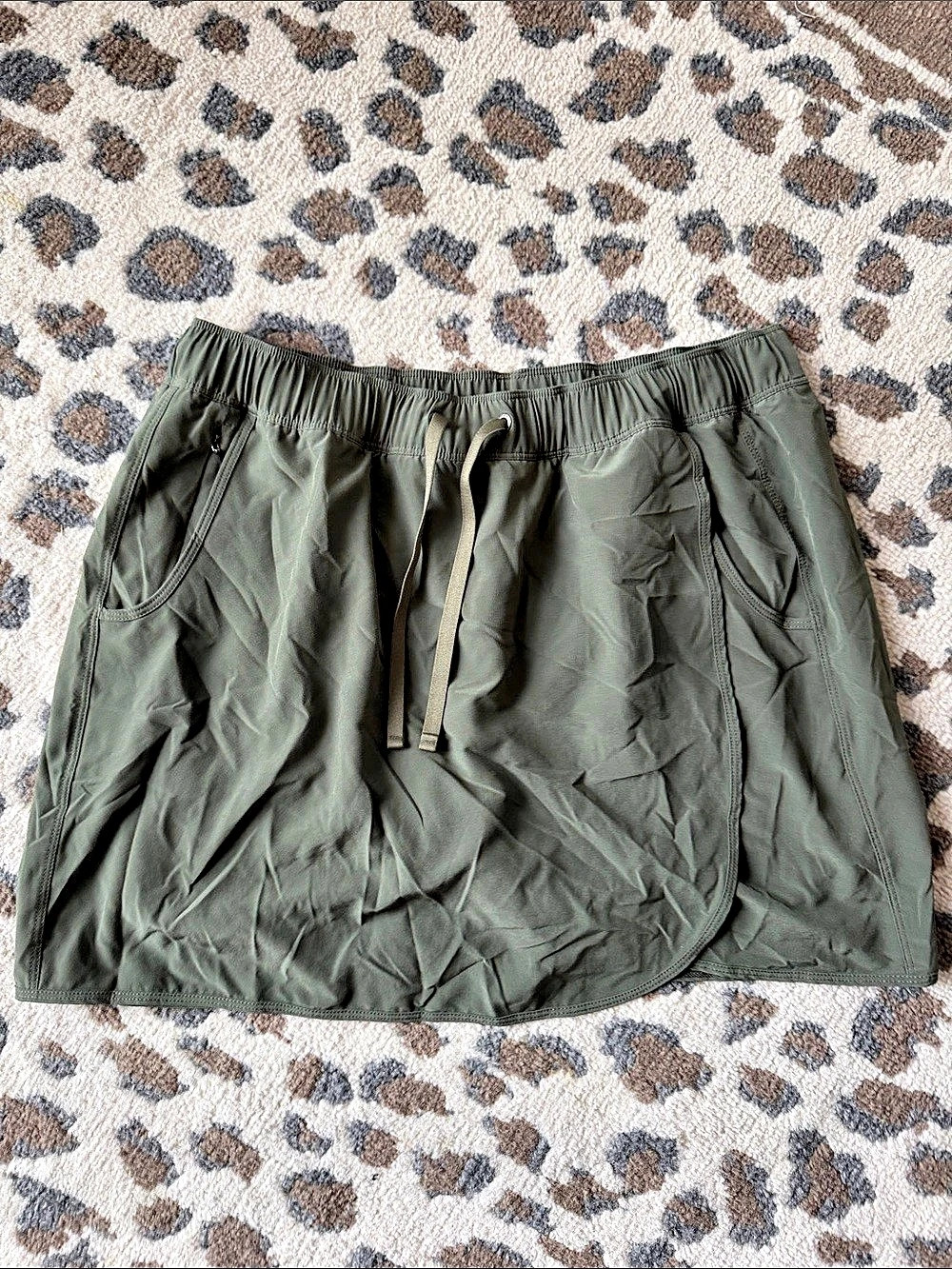 Patagonia Fleetwith Skort Women's Green Athletic Skort